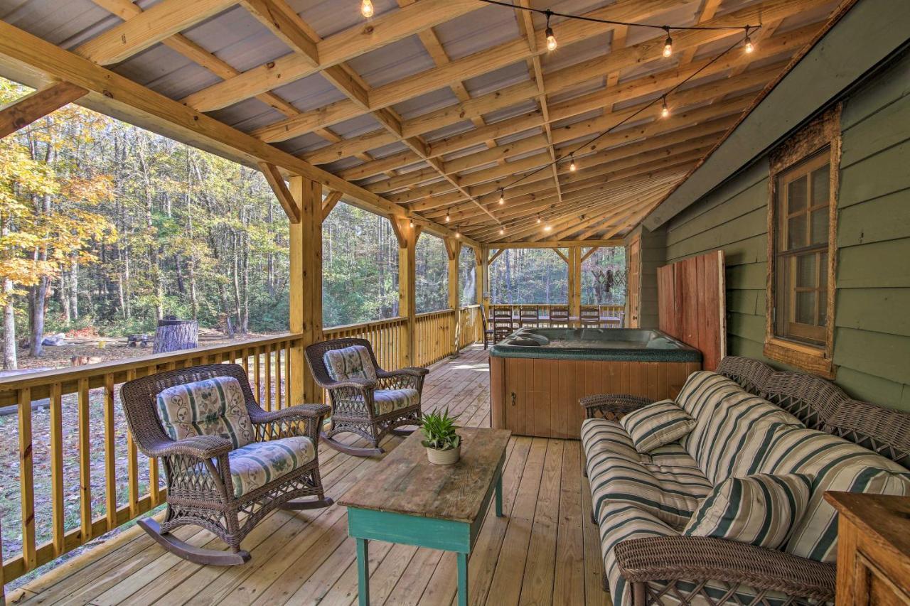 Sautee Nacoochee 5-Acre North Georgia Mountain Retreat With Creek!ヴィラ エクステリア 写真
