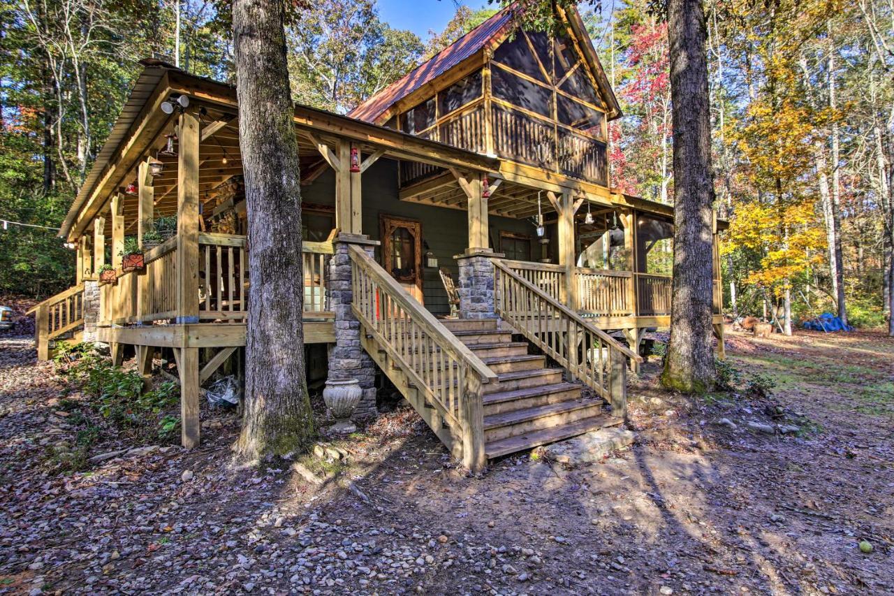 Sautee Nacoochee 5-Acre North Georgia Mountain Retreat With Creek!ヴィラ エクステリア 写真